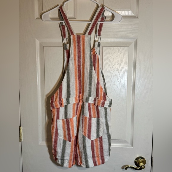 Indigo‎ Rein Multicolored shortalls/Jumper linen blend - Picture 2 of 7